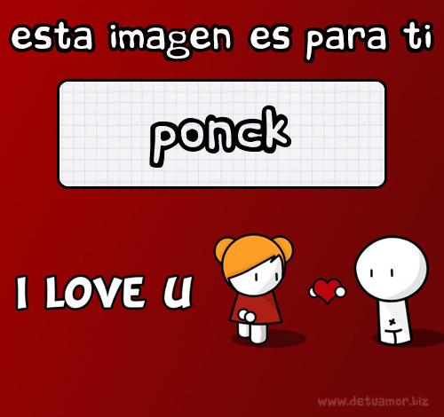 Te Amo Ponck