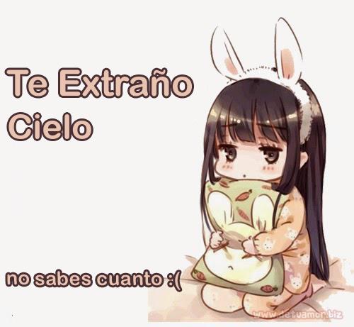 Te extraño Cielo