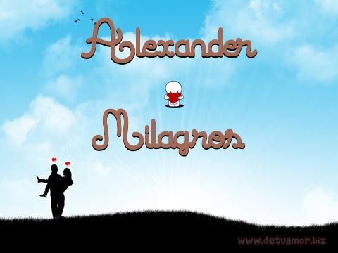 Juntos Por Siempre: Alexander y Milagros