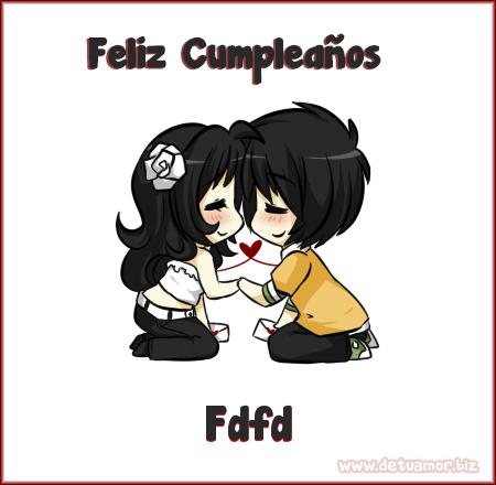 Feliz cumpleaños Fdfd