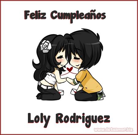 Feliz cumpleaños Loly Rodriguez